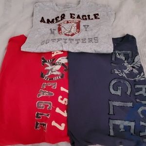 3 long sleeved AE shirts